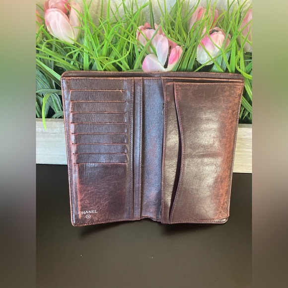 Chanel authentic quilted black leather caviar wallet multiple pockets - Picture 7 of 16